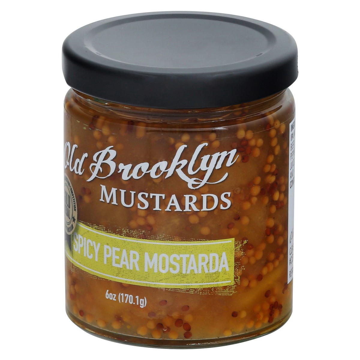 slide 2 of 14, Old Brooklyn Mustards, Spicy Pear Mostarda, 6 oz