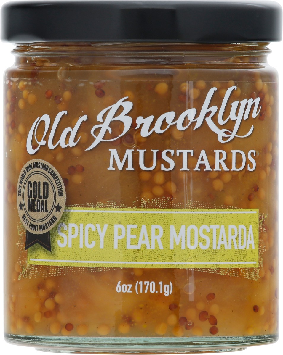 slide 13 of 14, Old Brooklyn Mustards, Spicy Pear Mostarda, 6 oz