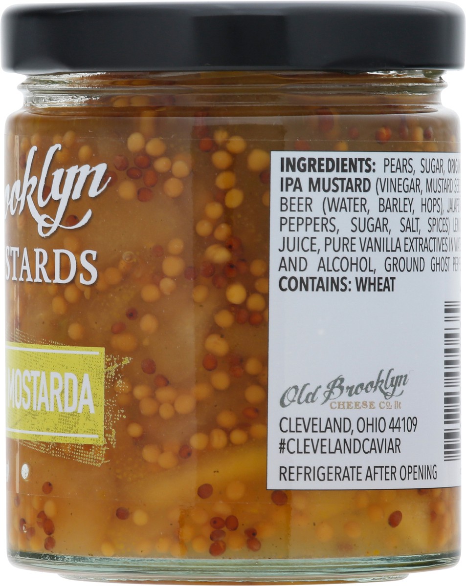 slide 7 of 14, Old Brooklyn Mustards, Spicy Pear Mostarda, 6 oz
