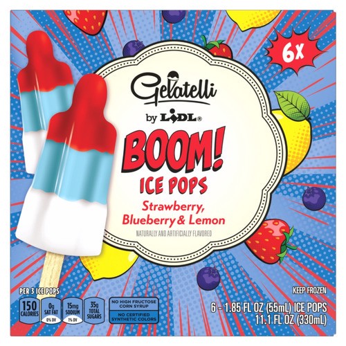 slide 1 of 1, Gelatelli boom! ice pops, 11.2 fl oz