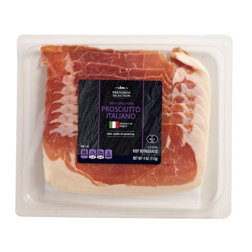 slide 1 of 1, Lidl Preferred Selection prosciutto Italiano, 3.98 oz