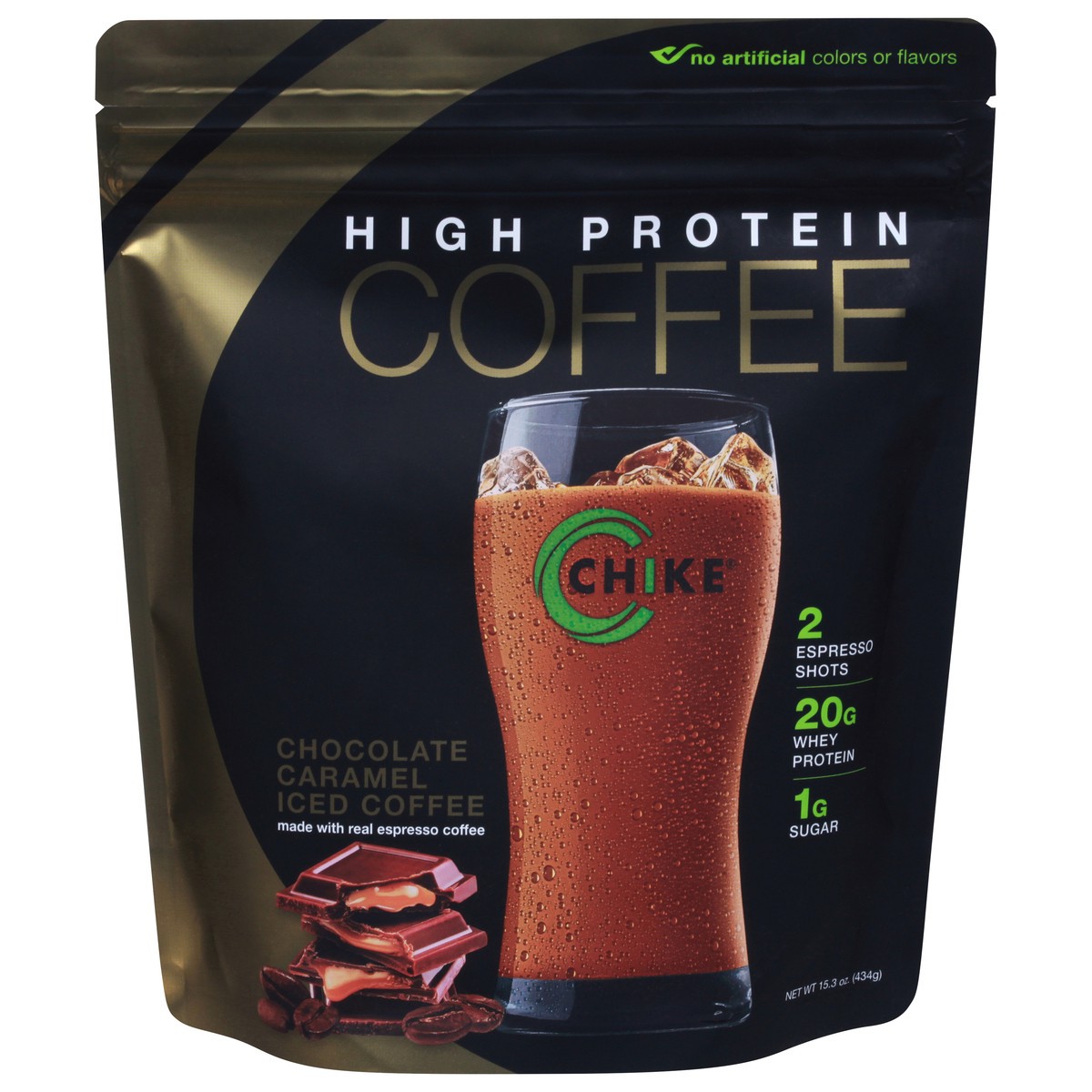 slide 11 of 13, Chike High Protein Chocolate Caramel Iced Coffee 15.3 oz, 15.3 oz
