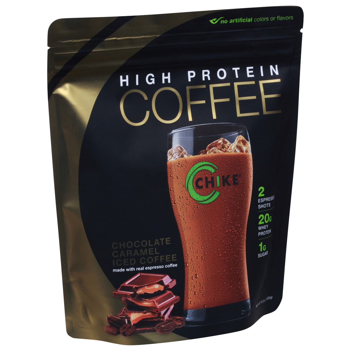 slide 6 of 13, Chike High Protein Chocolate Caramel Iced Coffee 15.3 oz, 15.3 oz