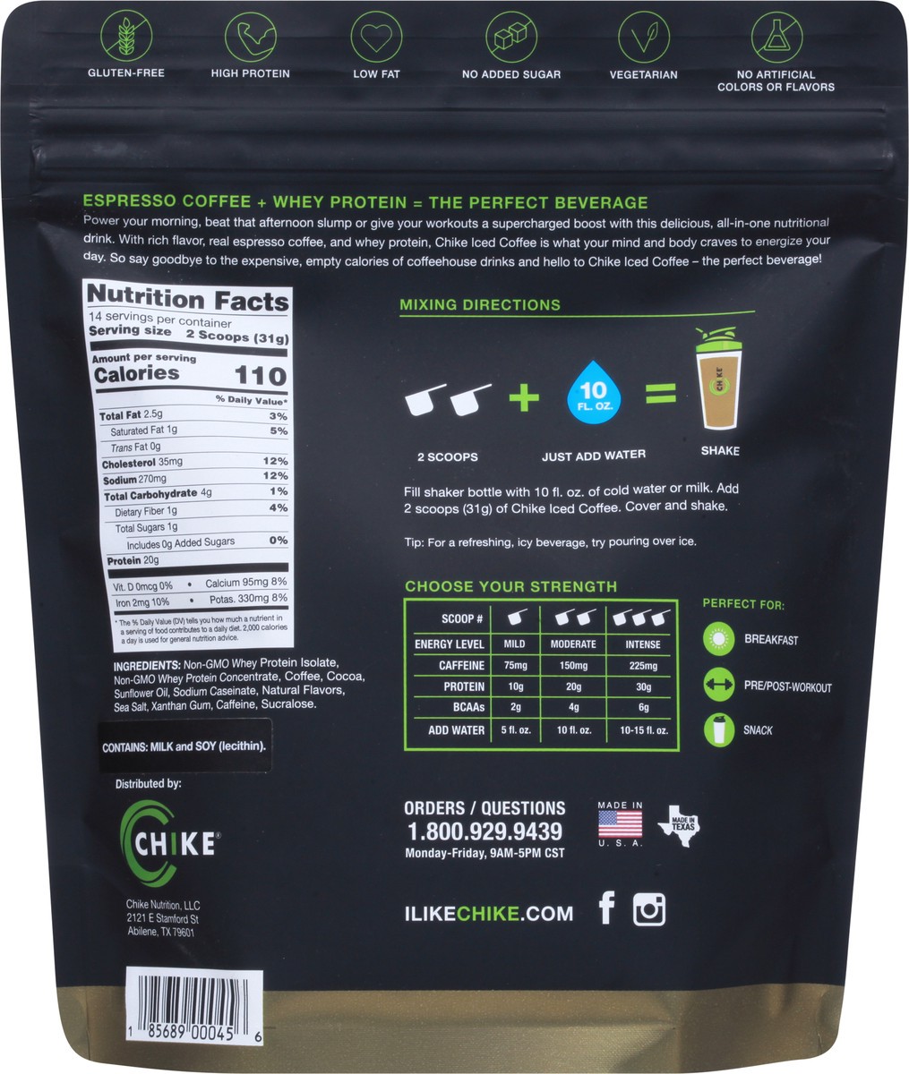 slide 10 of 13, Chike High Protein Chocolate Caramel Iced Coffee 15.3 oz, 15.3 oz