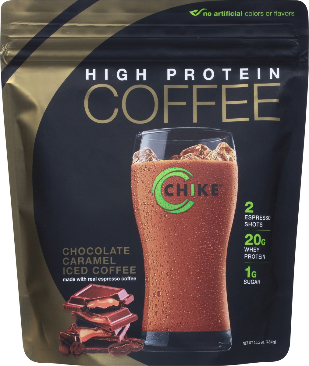 slide 8 of 13, Chike High Protein Chocolate Caramel Iced Coffee 15.3 oz, 15.3 oz