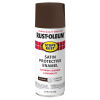 slide 15 of 25, Rust-Oleum Stops Rust Protective Enamel Spray Paint - 241239, Satin Dark Brown, 12 oz