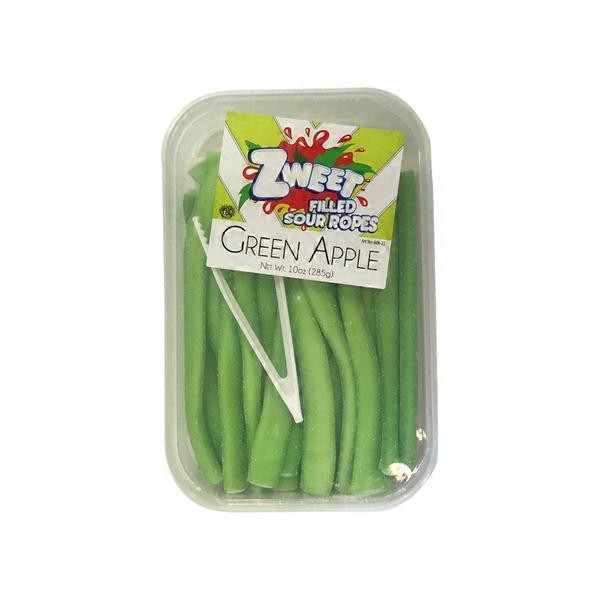 slide 1 of 1, Zweet Sour Ropes Green Apple, 1 ct