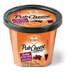 Président Pub Cheese Cheese 8 oz