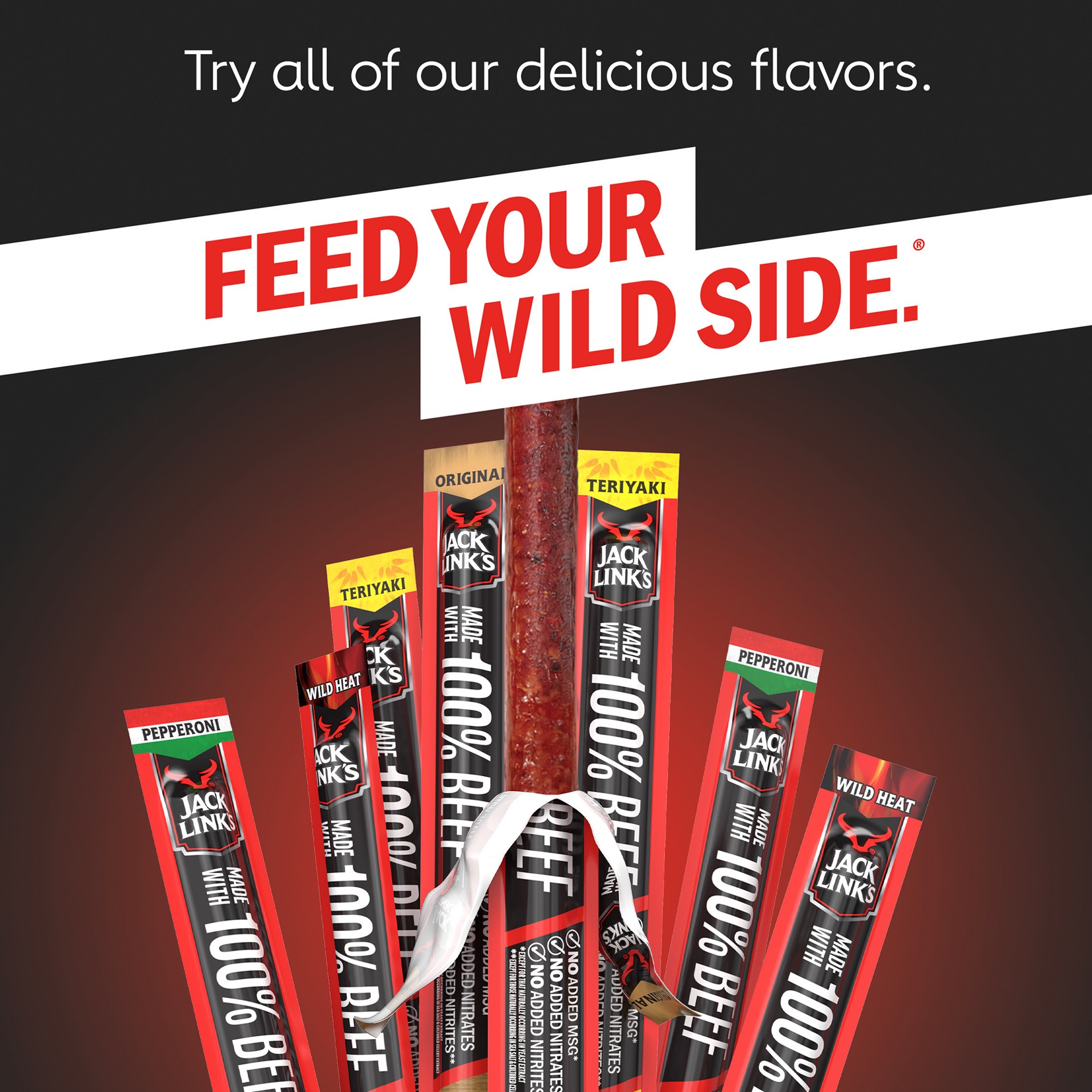 slide 6 of 9, Jack Link's Teriyaki Beef Stick 1.84 oz, 1.84 oz