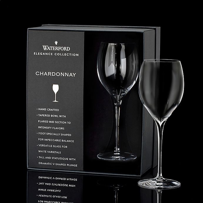 slide 2 of 4, Waterford Elegance Chardonnay Wine Glasses, 2 ct