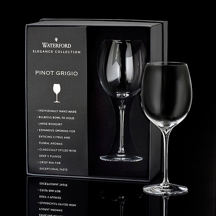 slide 2 of 3, Waterford Elegance Pinot Grigio Wine Glasses, 2 ct