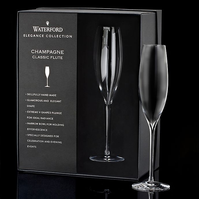 slide 2 of 9, Waterford Elegance Champagne Flutes, 2 ct