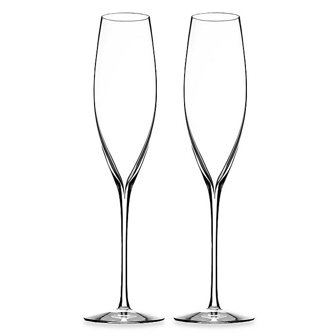 slide 6 of 9, Waterford Elegance Champagne Flutes, 2 ct