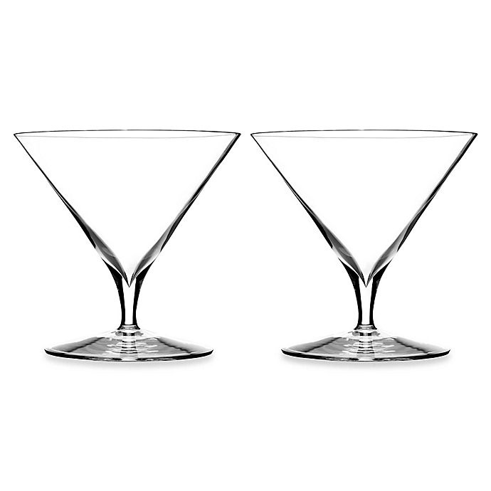 slide 2 of 3, Waterford Elegance Martini Glasses, 2 ct