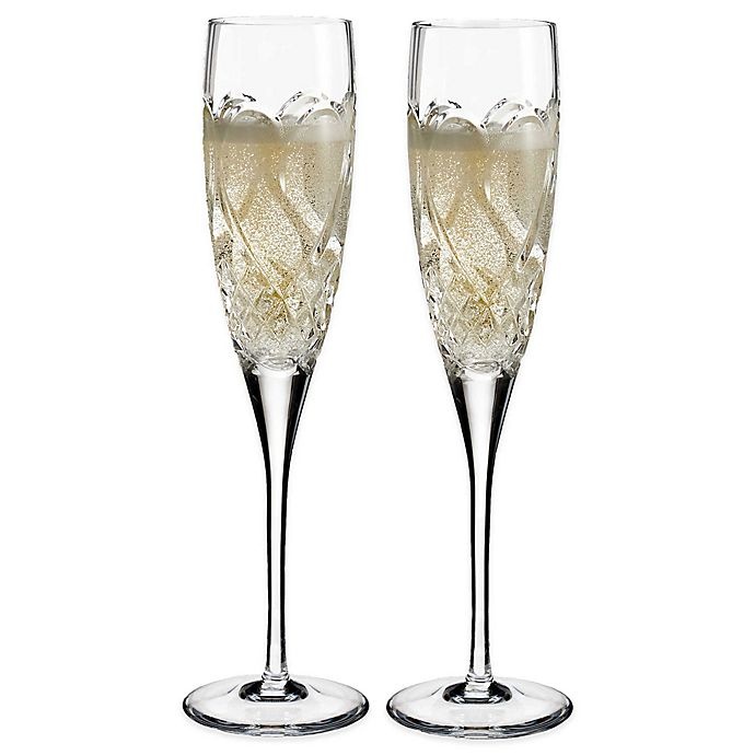 slide 2 of 3, Waterford Love True Love Toasting Flutes, 2 ct