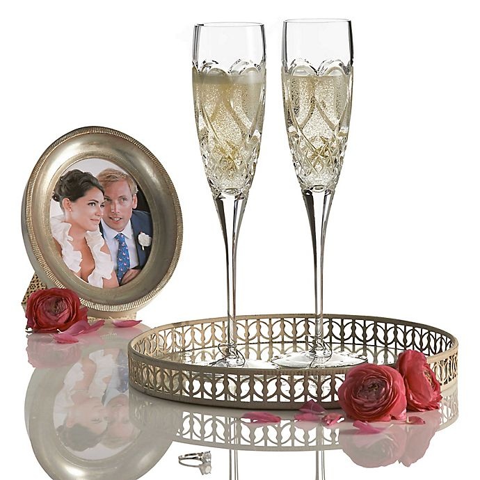 slide 3 of 3, Waterford Love True Love Toasting Flutes, 2 ct