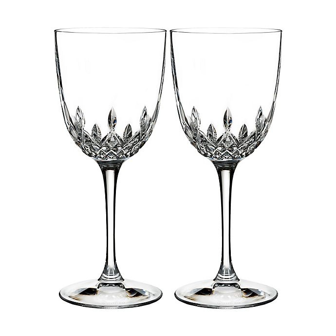 slide 2 of 2, Waterford Lismore Encore White Wine Glasses, 2 ct