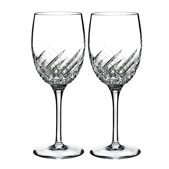 slide 2 of 2, Waterford Essentially Wave Wine Glasses, 2 ct