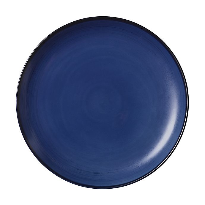 slide 3 of 8, ED Ellen DeGeneres Crafted by Royal Doulton Brushed Glaze Dinnerware Set - Dark Blue, 16 ct