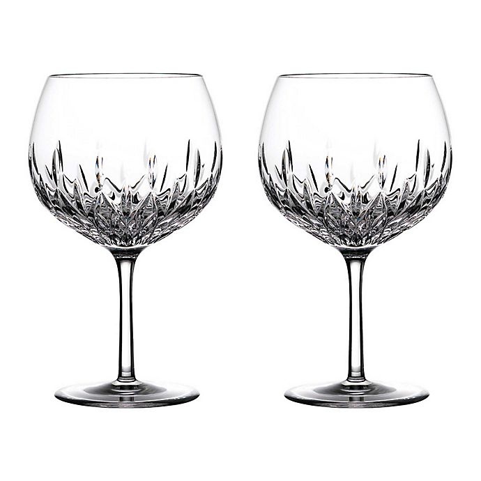 slide 2 of 3, Waterford Lismore Gin Journeys Balloon Glasses, 2 ct