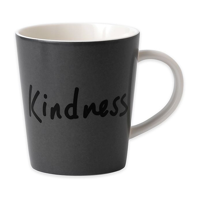 slide 1 of 1, ED Ellen DeGeneres Crafted by Royal Doulton Kindness" Mug - Grey", 1 ct