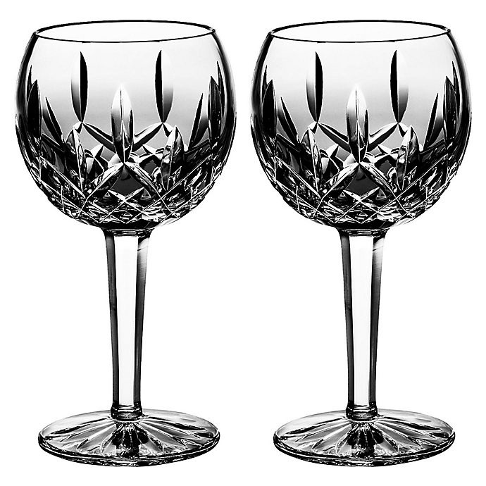 slide 2 of 2, Waterford Lismore Balloon Wine Glasses, 2 ct