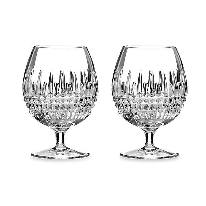 slide 2 of 3, Waterford Lismore Diamond Brandy Glasses, 2 ct