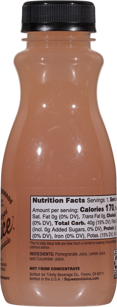 slide 2 of 14, Squeezed Juice Pink Lemonade with Pomegranate + Cucumber 11 fl oz, 11 fl oz