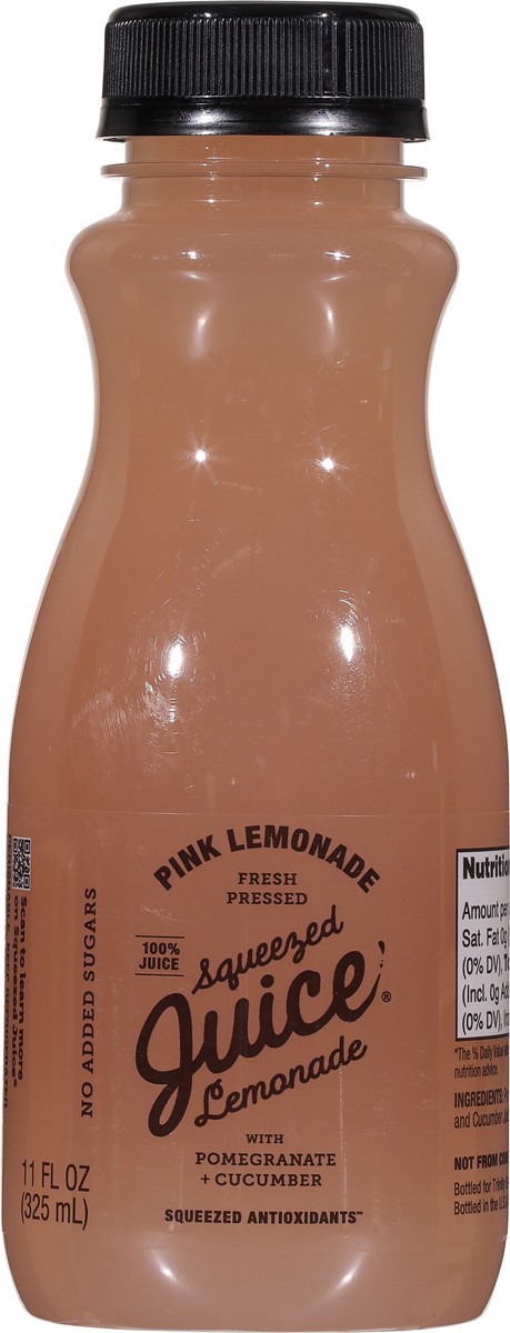 slide 8 of 14, Squeezed Juice Pink Lemonade with Pomegranate + Cucumber 11 fl oz, 11 fl oz