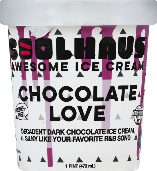 slide 1 of 1, Coolhaus Dark Chocolate Ice Cream, 1 pint