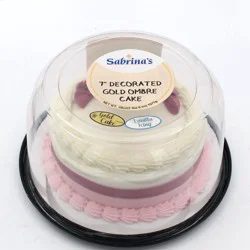 Sabrina Golden Decorated 7"