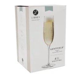 Libbey Kentfield Flute Glasses - 4 pc