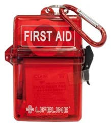 Lifeline Glove Box First Aid Kit - Red