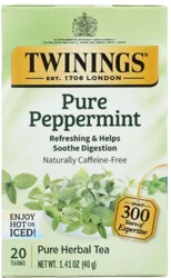 Twinings Pure Peppermint Herbal Tea 20 Tea Bags - 20 ct