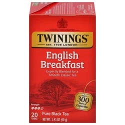 Twinings Pure English Breakfast Black Tea - 20 ct