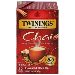 Twinings Chai Flavoured Black Tea 20 Tea Bags - 20 ct