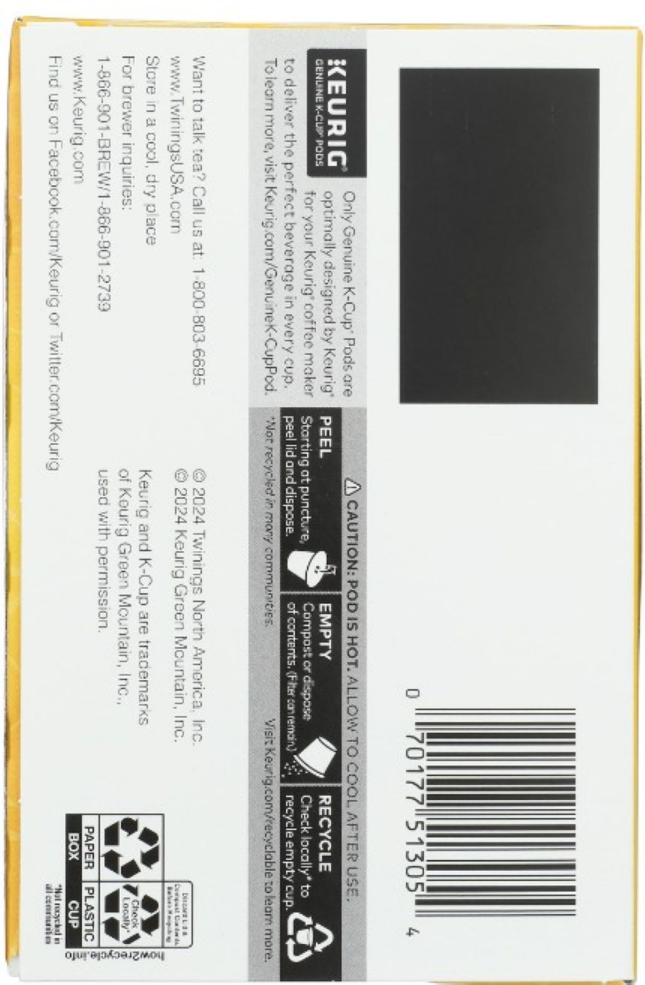 slide 2 of 2, Twinings Earl Grey K-Cups old pkg - 1.26 oz, 12 ct