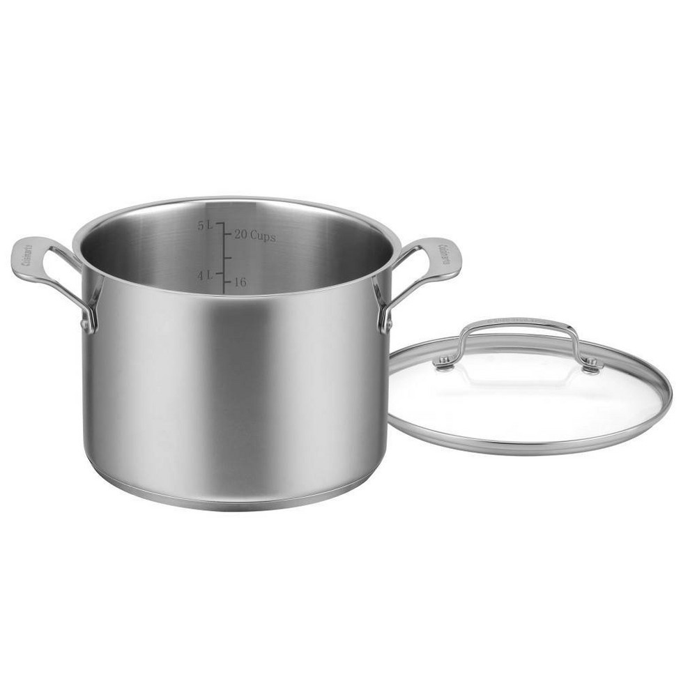 slide 2 of 4, Cuisinart 6qt Stainless Steel Stockpot with Cover - 8366-22, 6 qt