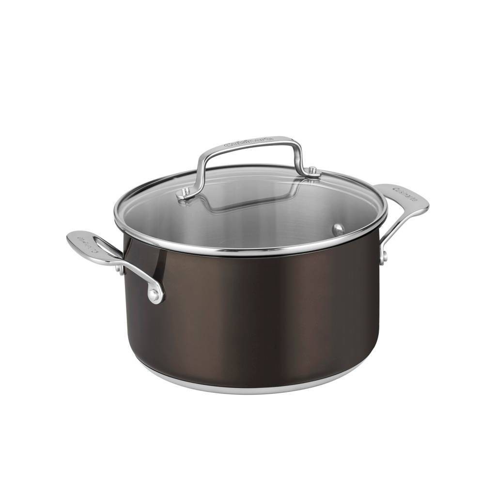 slide 1 of 4, Cuisinart In the Mix Stainless Steel Redefine Cooking Pasta Pot with Cover, 5 qt