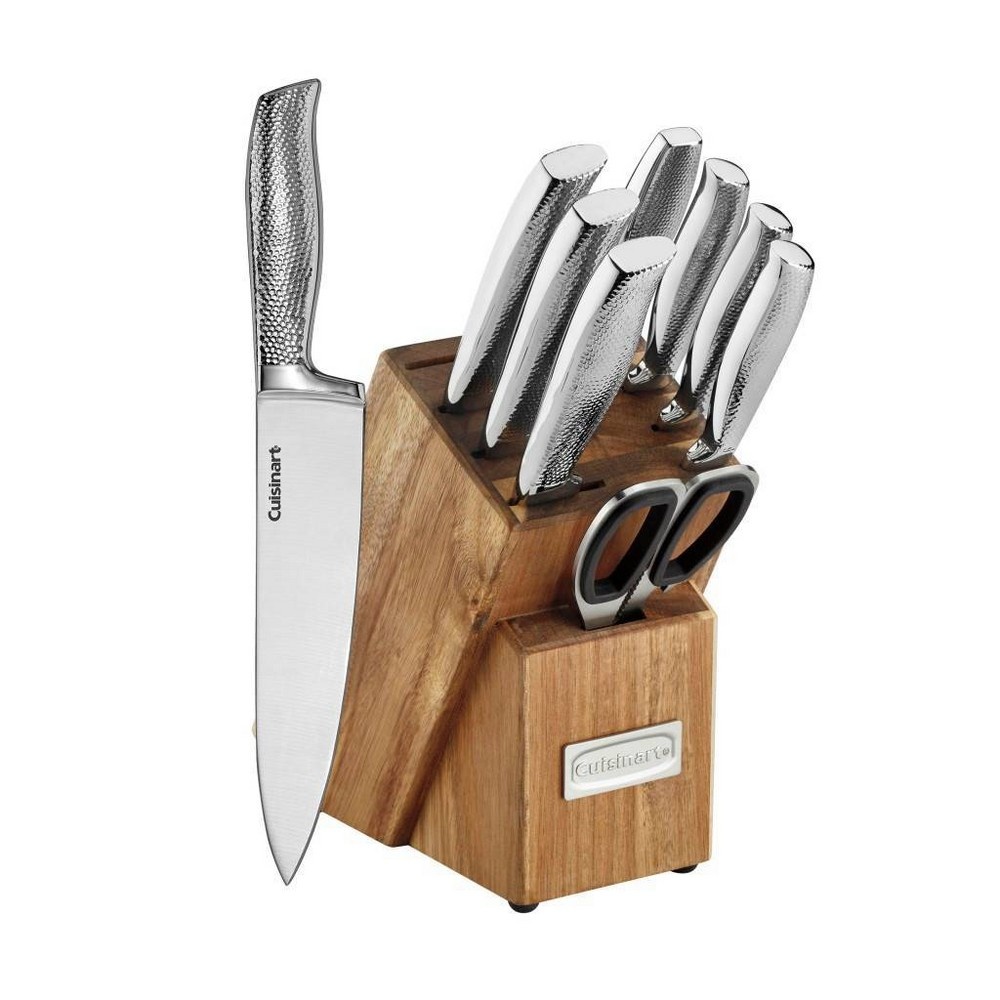 slide 2 of 11, Cuisinart Classic Stainless Steel Hammered Knife Block Set - C77SSH, 10 ct, 10 pint