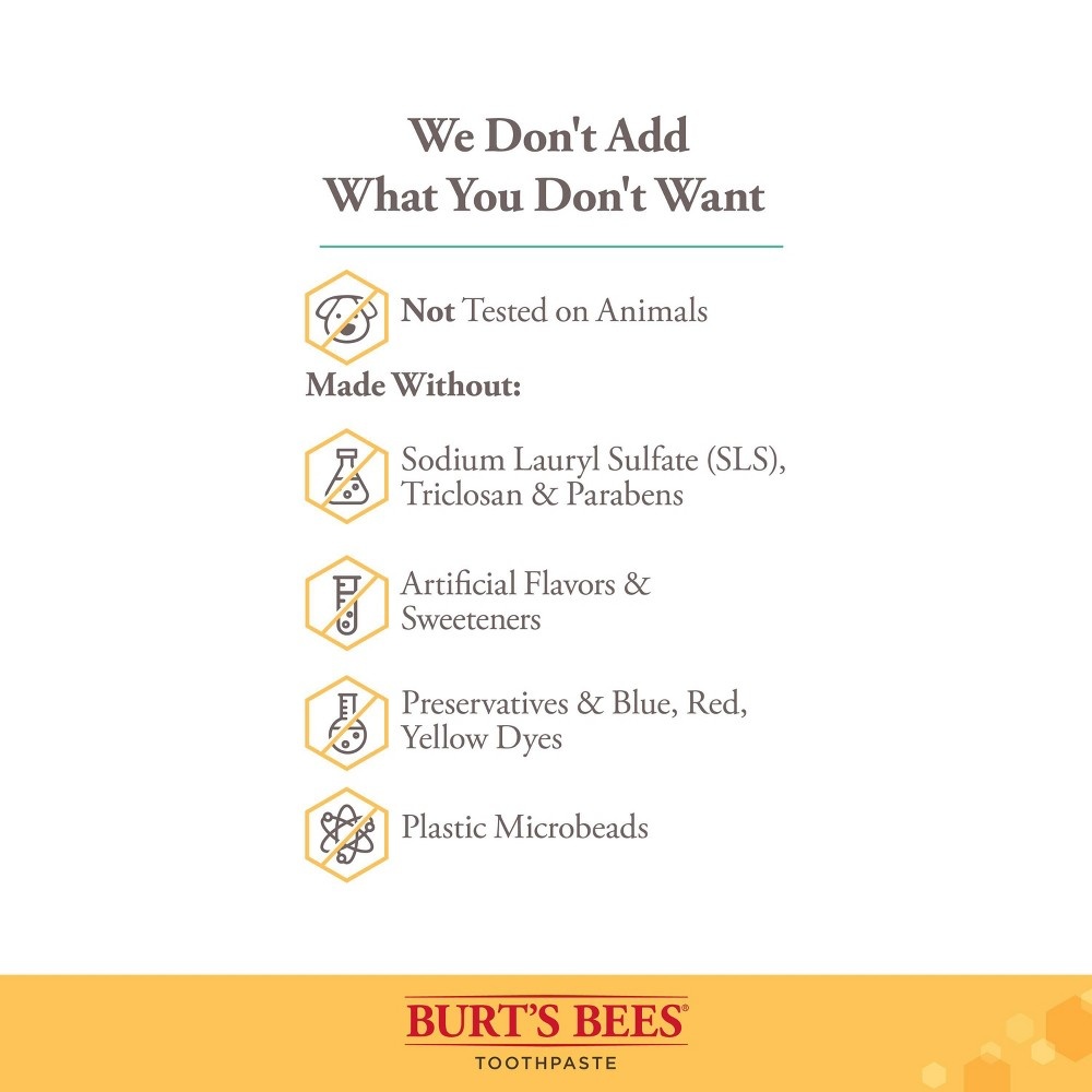 slide 6 of 7, Burt's Bees Charcoal Mint Medley Fluoride Toothpaste, 4.7 oz