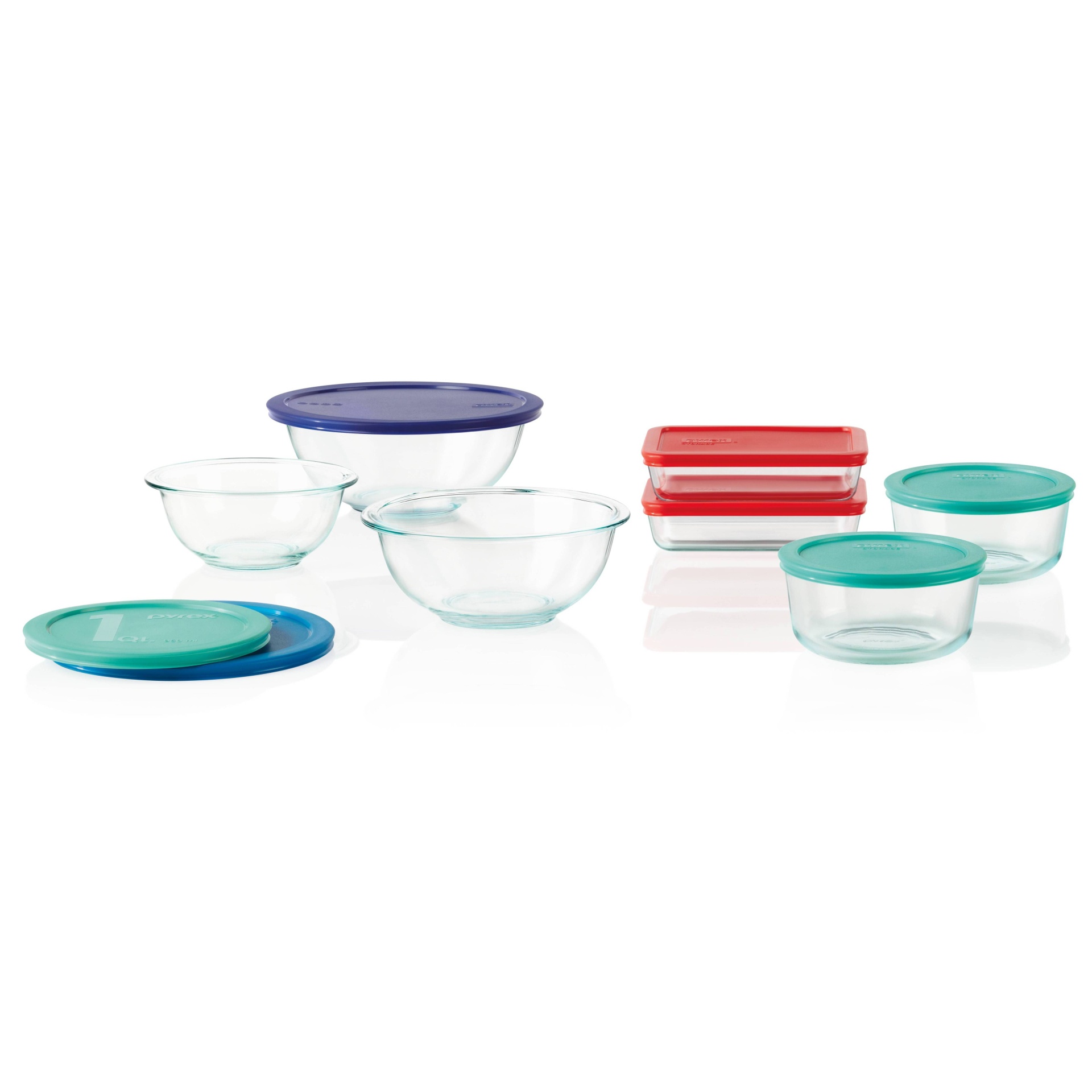 slide 1 of 2, Pyrex Prep & Store Set, 14 ct