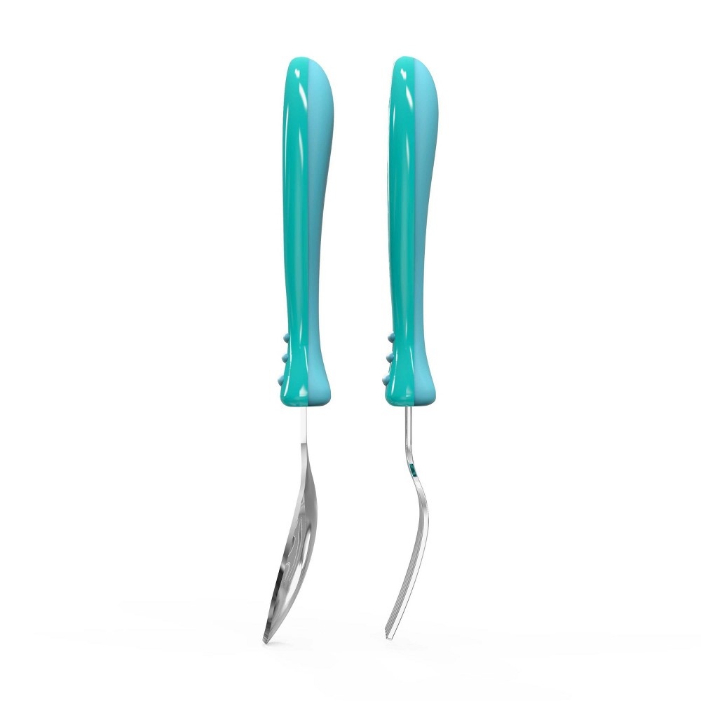 slide 2 of 3, Harry Potter Stainless Steel Flatware Set Teal - Zak Designs, 2 ct