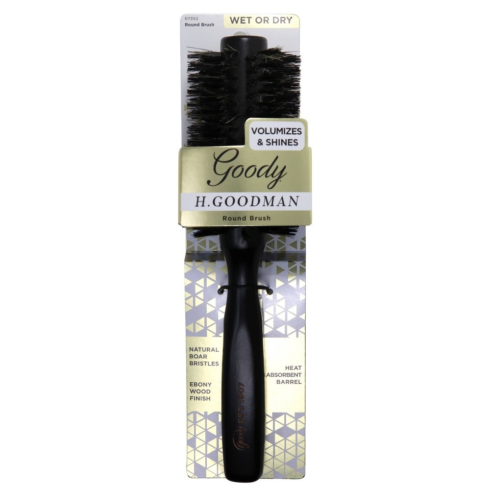 slide 2 of 2, Goody Small Round Boar Brush, 1 ct