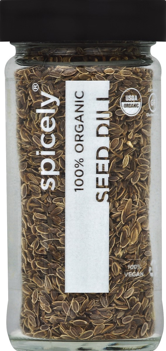 slide 2 of 2, Spicely Organic Spices Seed Dill 1.1 oz, 1.1 oz