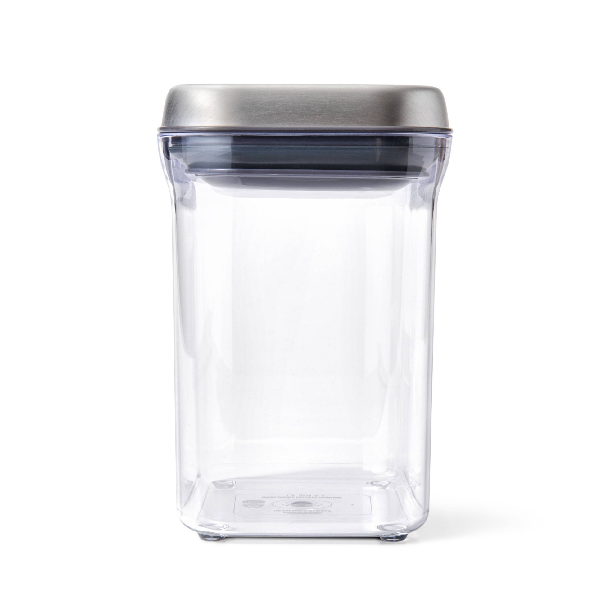 slide 1 of 2, OXO SteeL POP Container Rectangle, 1.5 qt