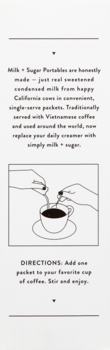 slide 2 of 5, Copper Cow Coffee Milk + Sugar Portables 8 ea, 8 ct