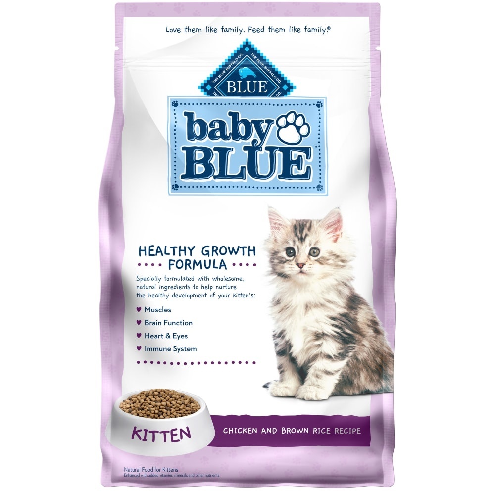 slide 1 of 1, Blue Buffalo Baby BLUE Kitten Chicken Dry Food, 5 lb