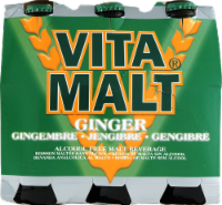 slide 1 of 1, Vita Malt Ginger Beverage - 6 ct; 12 fl oz, 6 ct; 12 fl oz