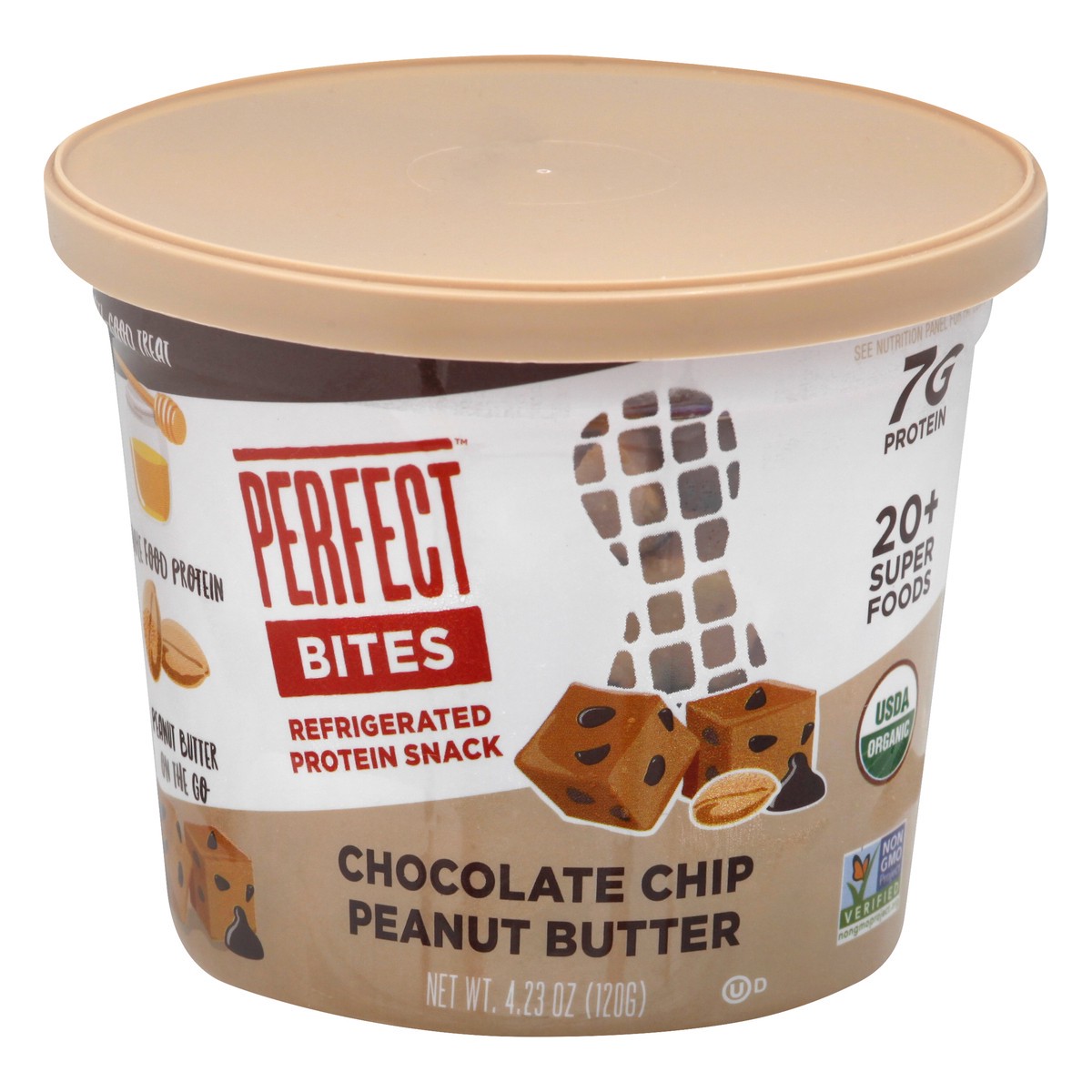 slide 12 of 13, Perfect Bites Refrigerated Chocolate Chip Peanut Butter Protein Snacks 4.23 oz, 4.23 oz